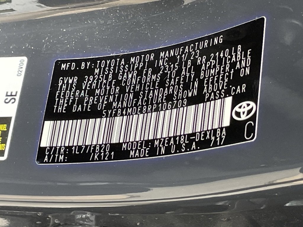 2024 Toyota Corolla LE