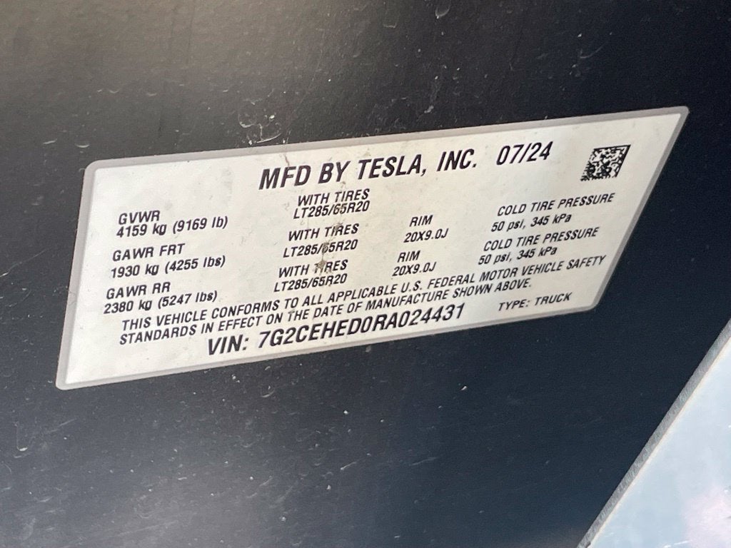 2024 Tesla Cybertruck 4DR AWD