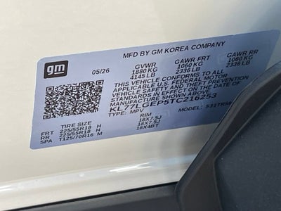 2026 Chevrolet Trax 1RS