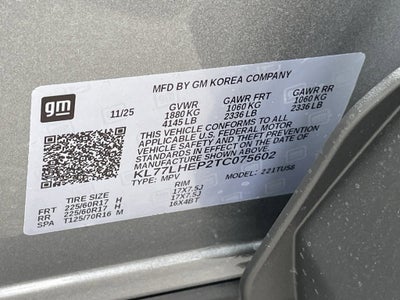 2026 Chevrolet Trax LT