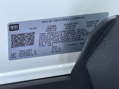 2026 Chevrolet Trax LT