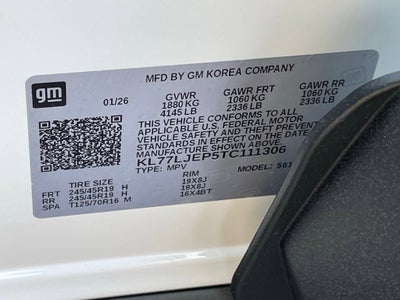 2026 Chevrolet Trax 2RS