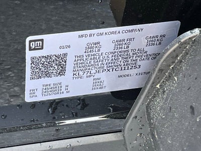 2026 Chevrolet Trax 2RS