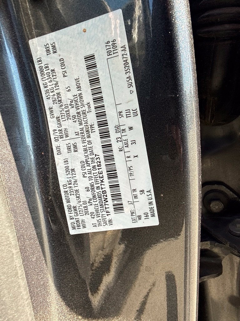 2019 Ford Super Duty F-250 SRW XL