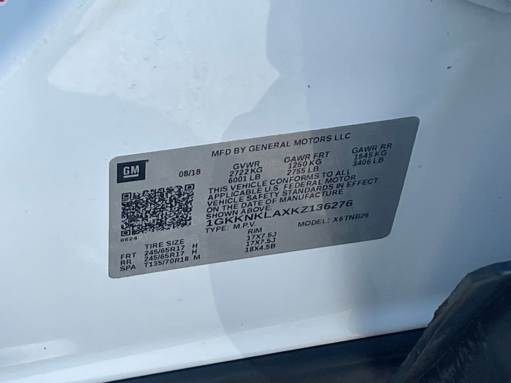 2019 GMC Acadia SLE