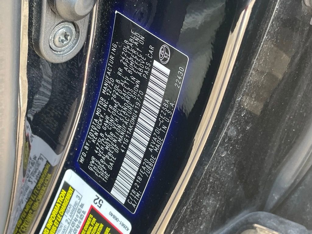 2021 Toyota Camry SE Nightshade