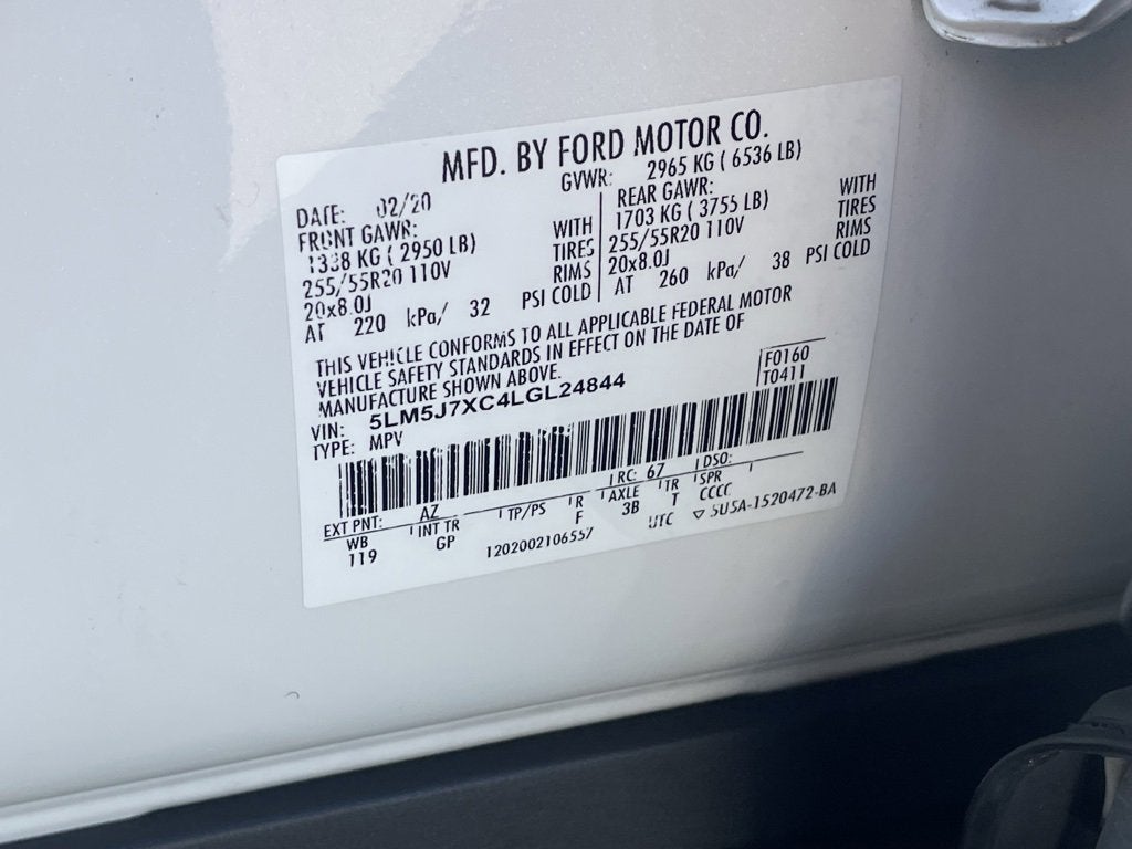 2020 Lincoln Aviator Reserve