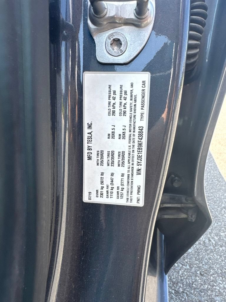 2019 Tesla Model 3 Long Range