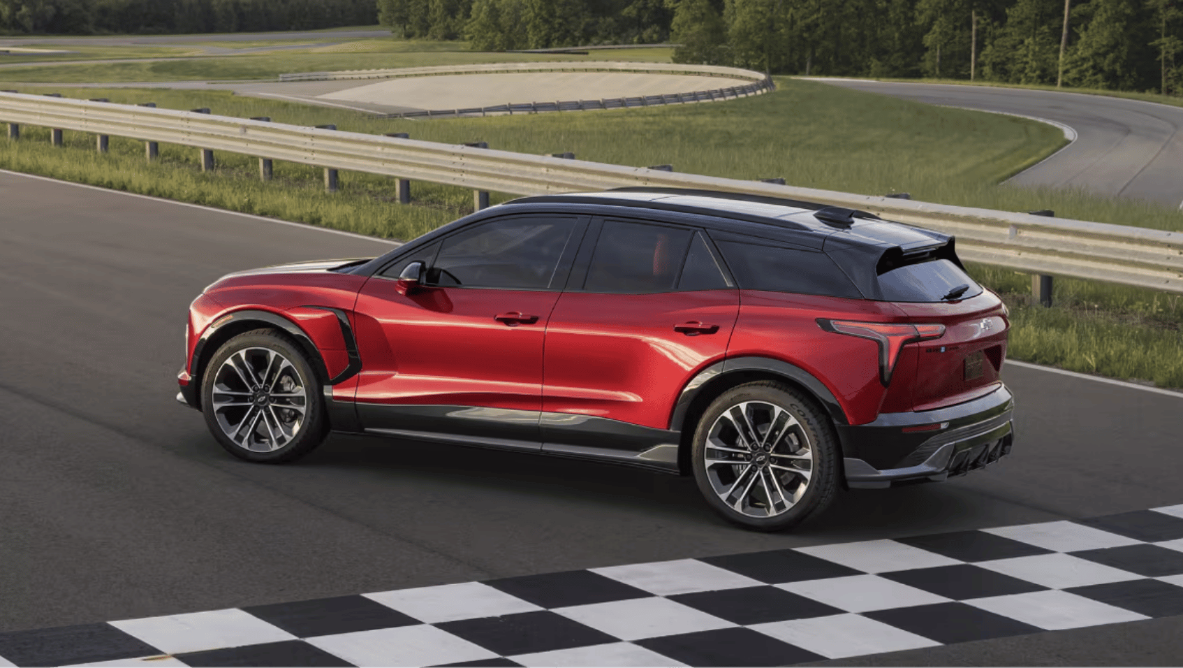 Side view of 2026 Chevrolet Blazer EV in Little Rock, AR