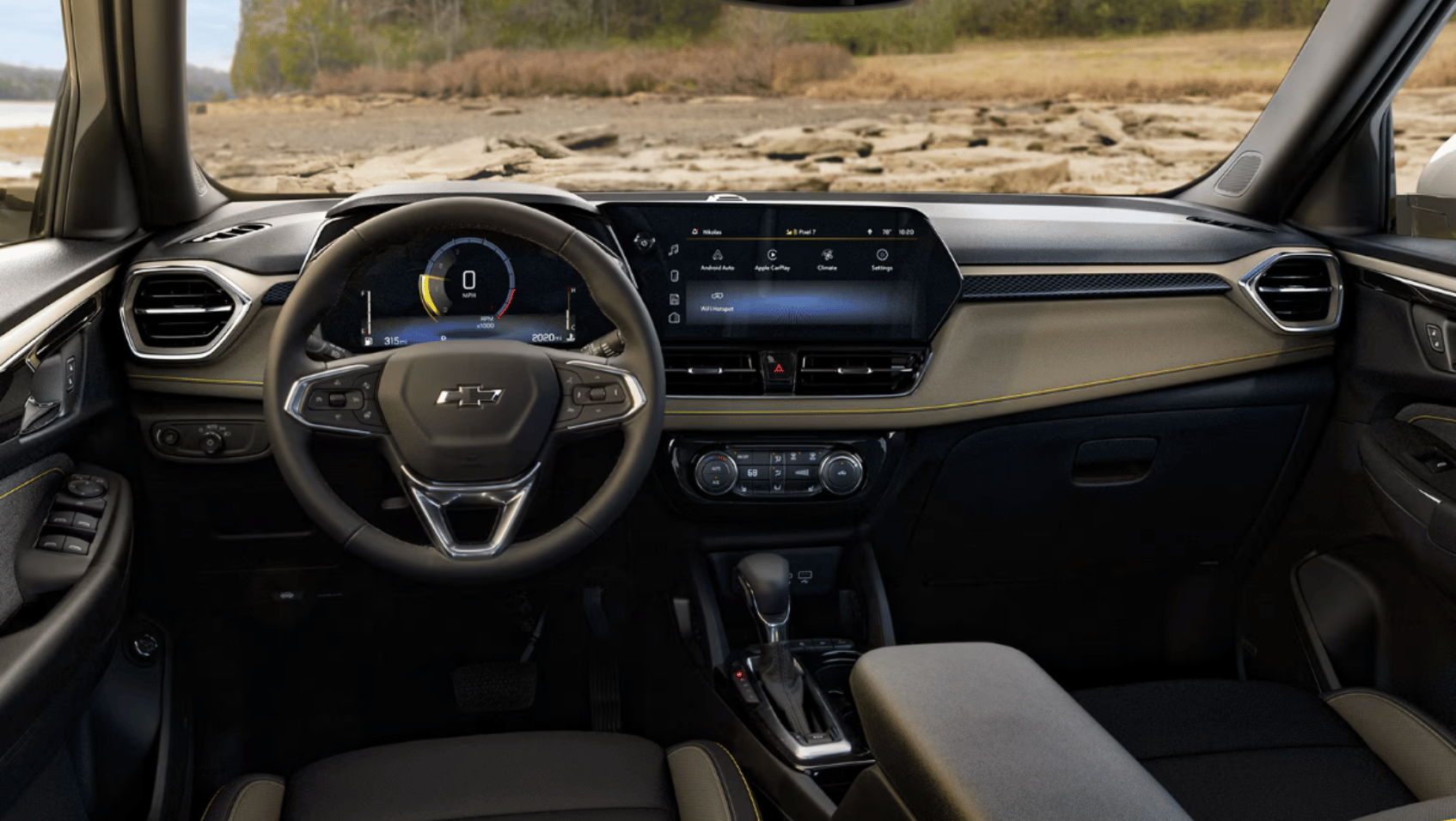 Interior view of 2026 Chevrolet Trailblazer in Little Rock, AR