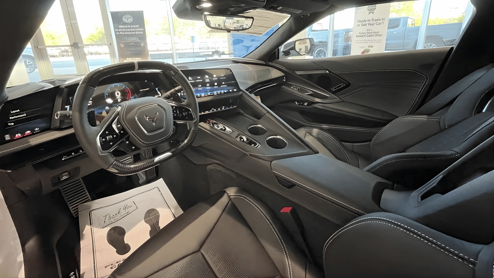 Interior view of 2026 Chevrolet Corvette Z06 in Little Rock, AR