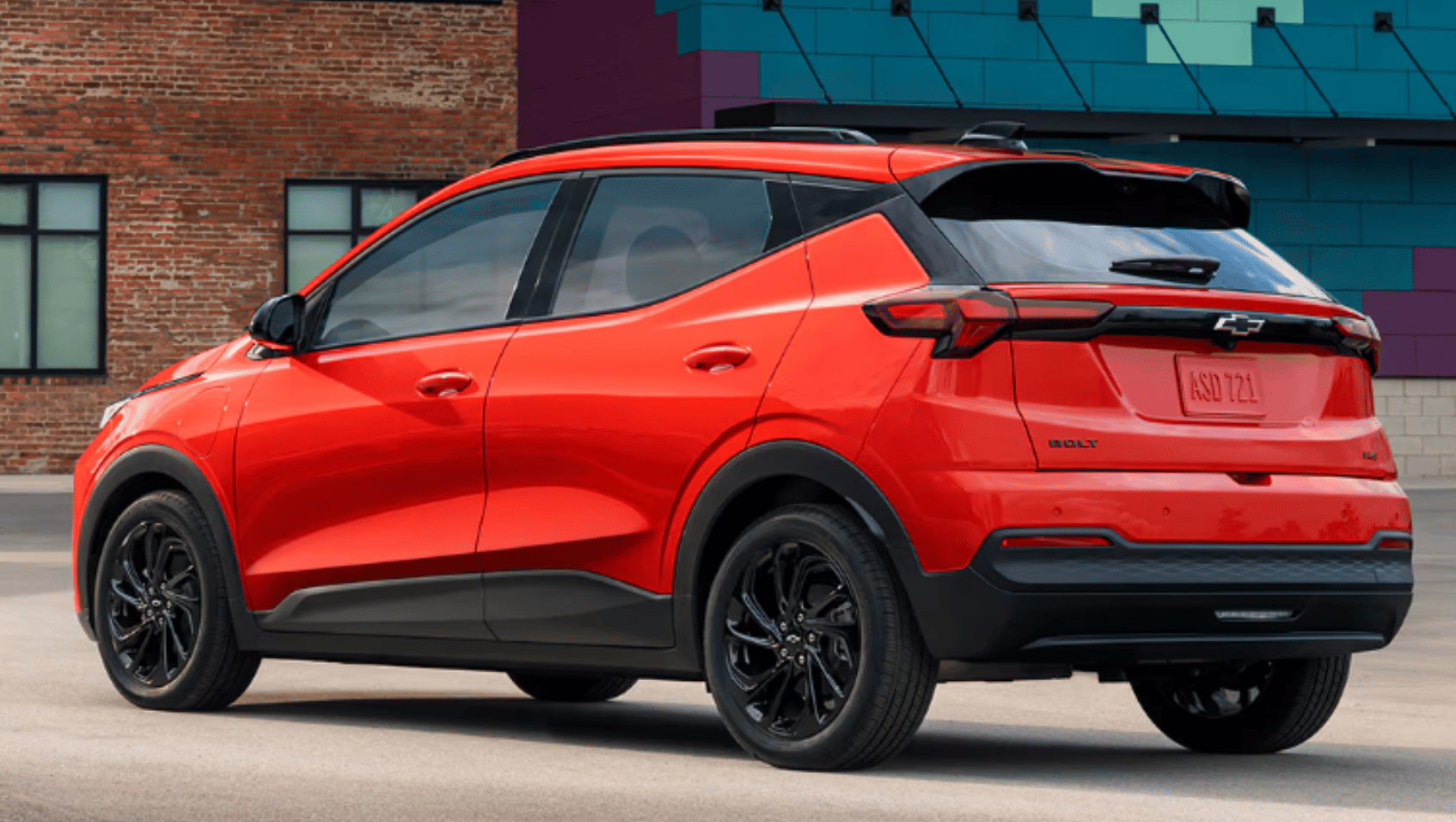 Back view of 2027 Chevrolet Bolt EV in Little Rock, AR