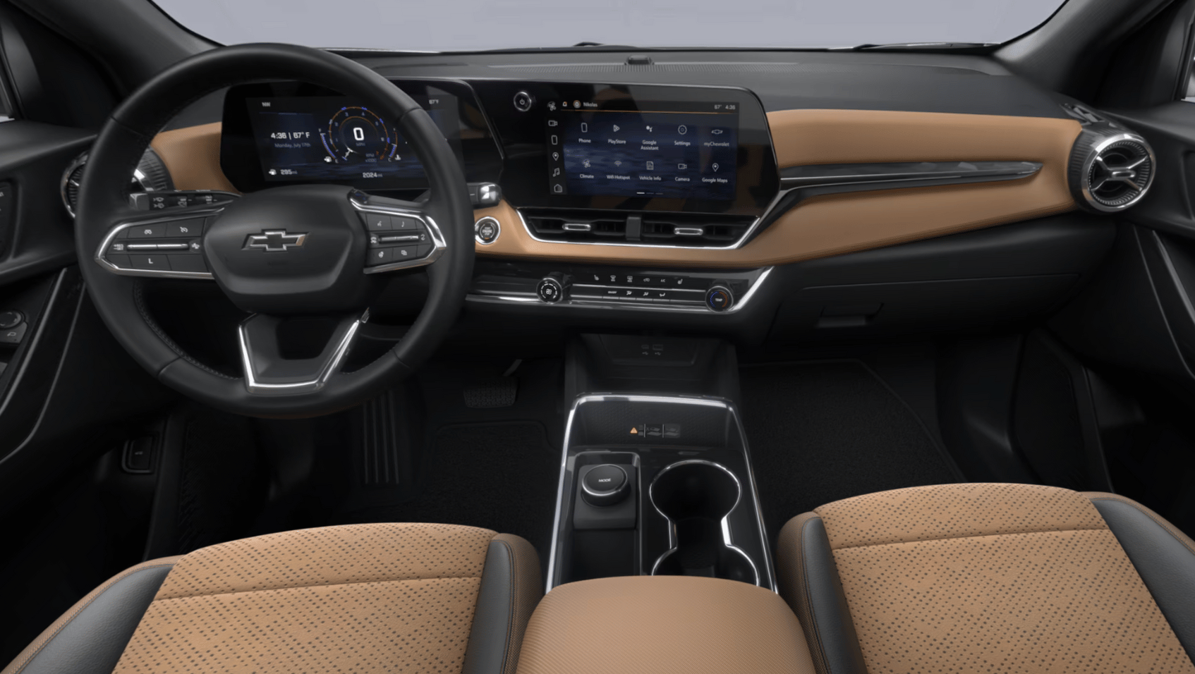 Interior View of the 2025 Chevy Equinox