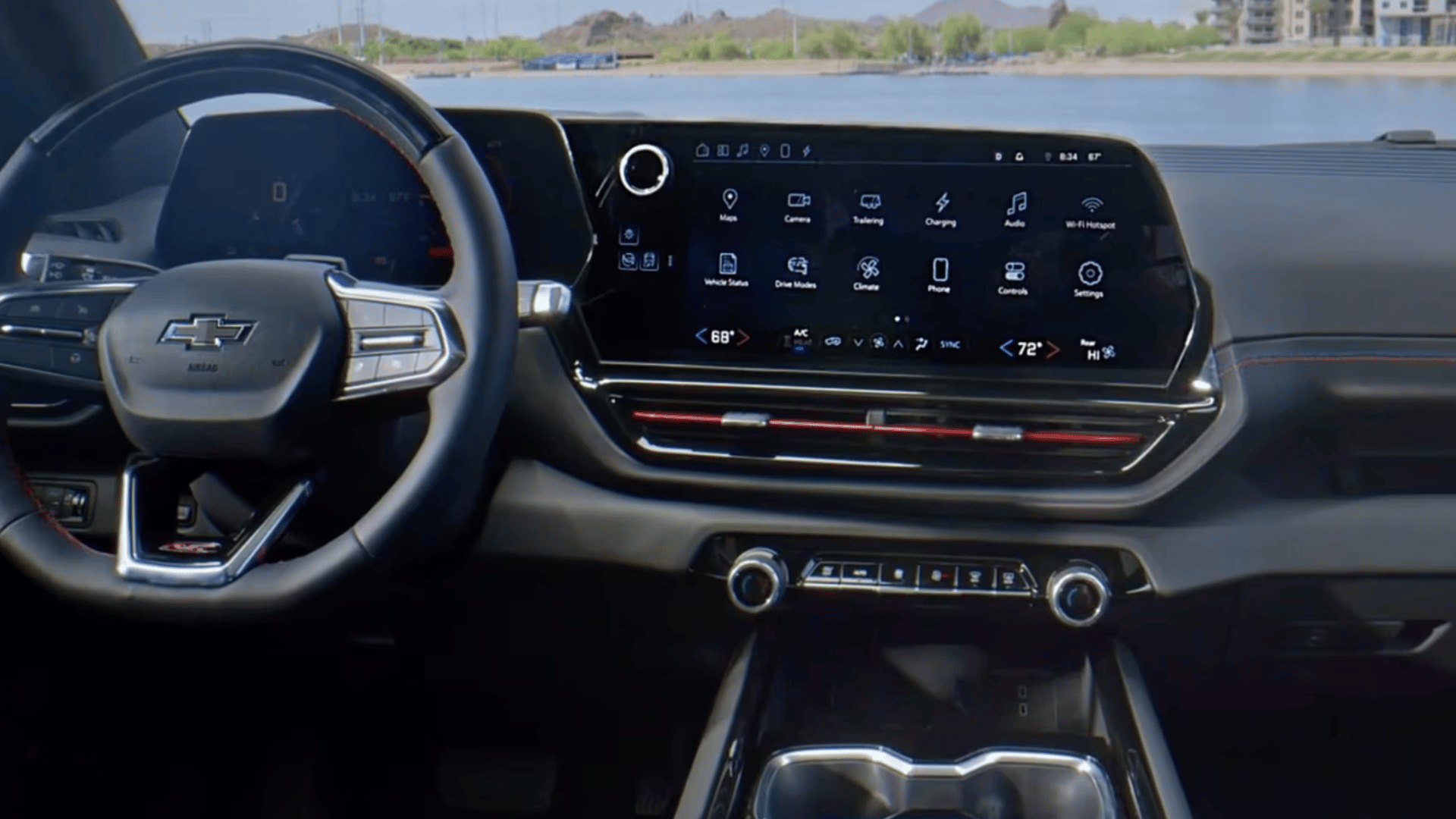 Interior View of the 2025 Chevrolet Silverado EV